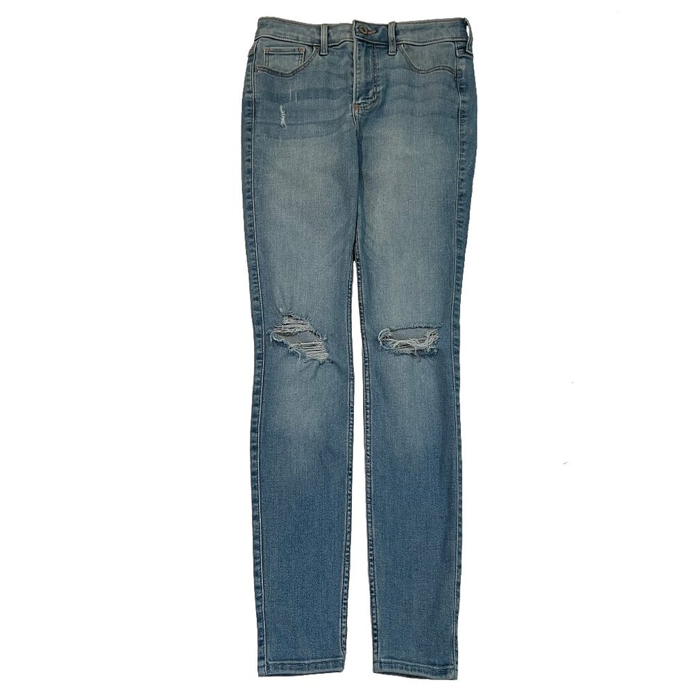 Hollister High Rise Super Skinny Distressed Jeans Size 3R